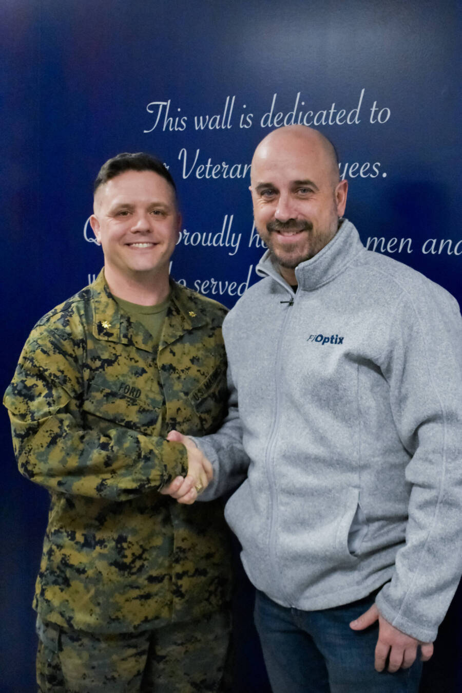 Major Matt Ford and CEO Jay Heaberlin